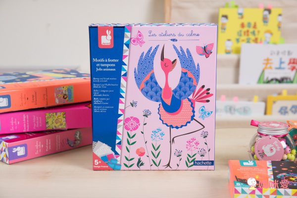 法式木質串珠 DIY【Janod】串珠手鍊、水晶貼畫、刮畫動物面具