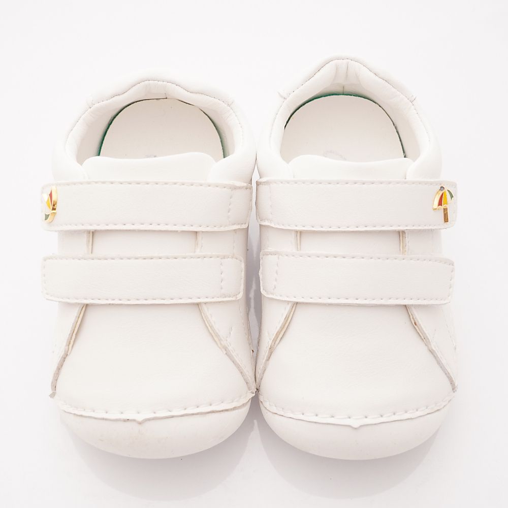 Arnold Palmer 雨傘牌 - 專櫃童鞋-皮質超輕學步鞋專櫃款(寶寶段)-白-台碼=尺寸cm