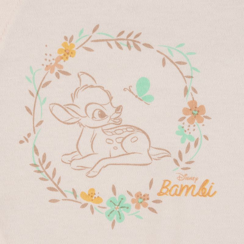 akachan honpo - 長袖連身衣-小鹿斑比-粉紅色 (50~60cm)