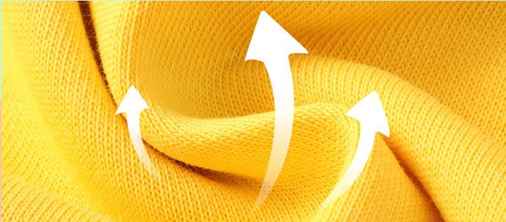 Jumping meters - 夜光圓領棉質長袖上衣/大學T-深海鯊魚-黃色