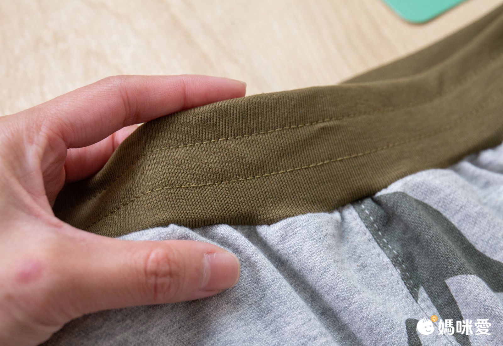 3D恐龍五分褲-深藍