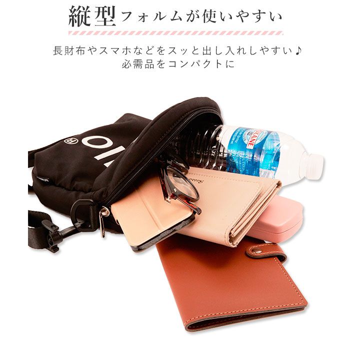 日本 Anello - 大LOGO迷你肩背包-mini小尺寸-NV海軍藍