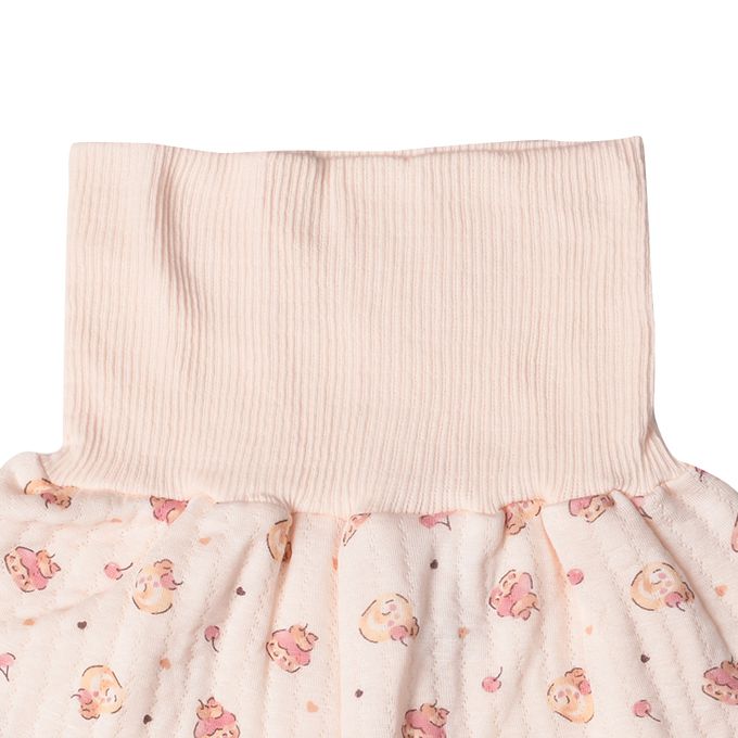 akachan honpo - 長袖家居服 穿衣練習-套頭式 甜點-粉紅色