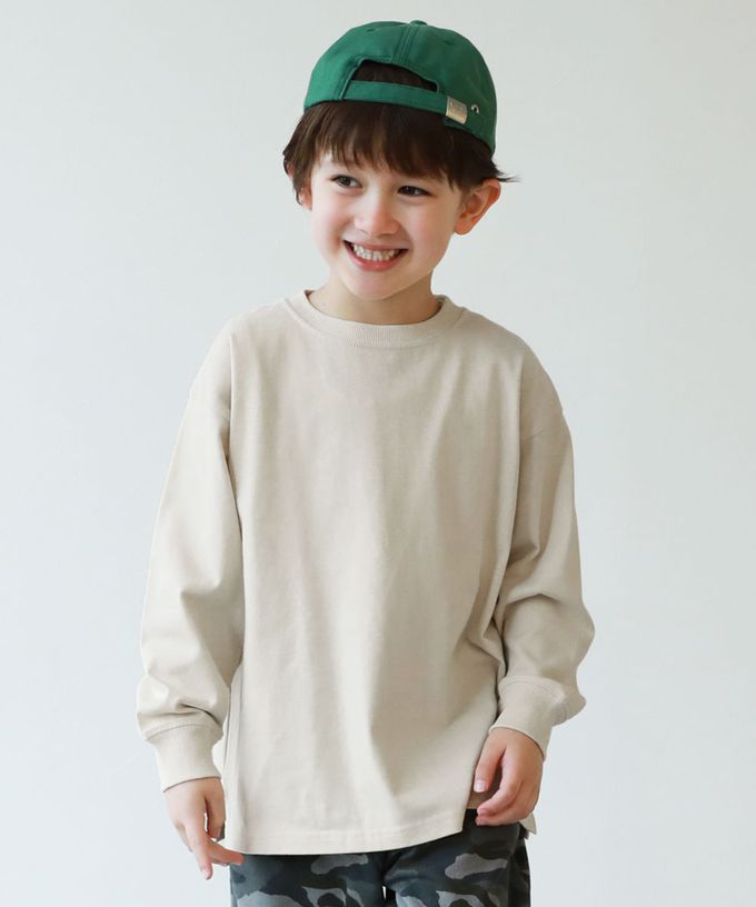 日本 devirock - 純棉耐洗百搭廓形長袖上衣-深灰紫