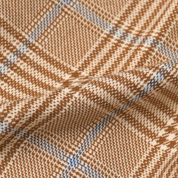 akachan honpo - 7分褲 葛倫格紋-咖啡色