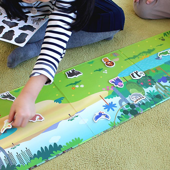 韓國 Ariati - 磁性故事遊戲板-野生動物