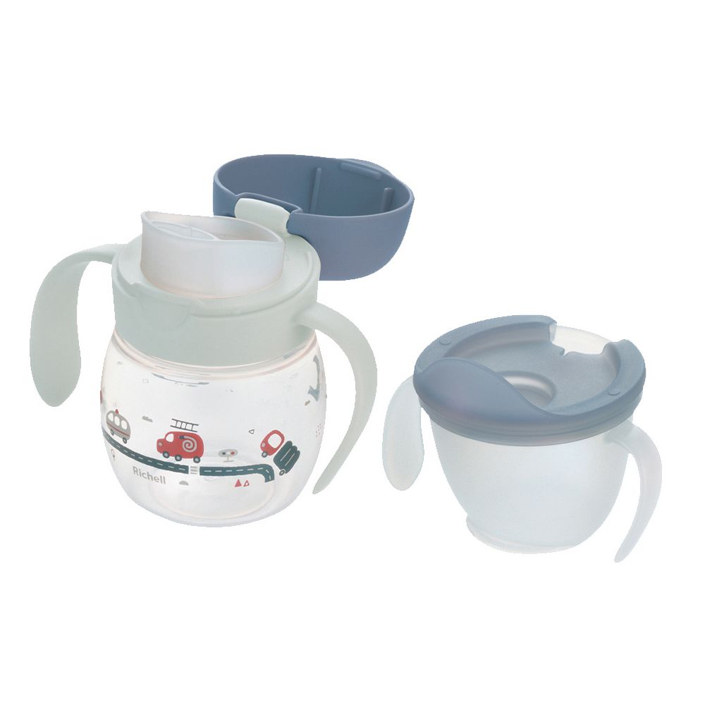 T.L.I入口式直飲學習水杯組-深藍探險之旅