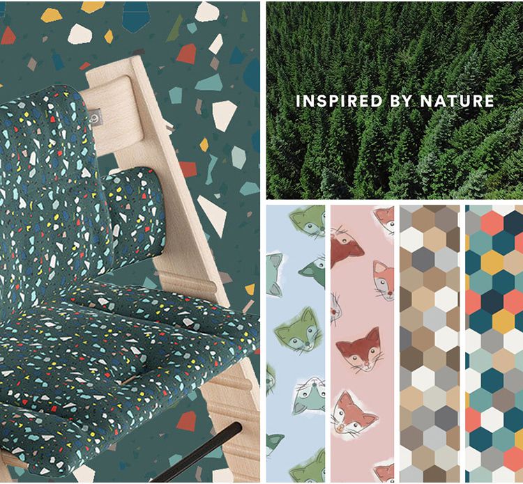 Stokke - Tripp Trapp 成長椅經典座墊(不含椅子本體)-藍色狐狸