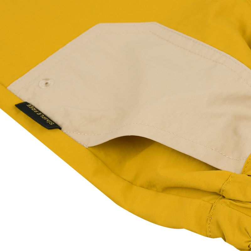 akachan honpo - 5分褲-防潑水・速乾-黃色