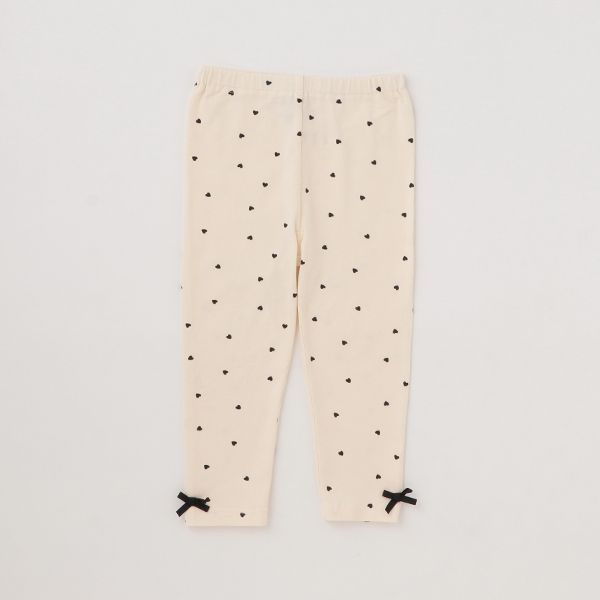 日本 petit main - 百搭女孩合身內搭褲-桃粉