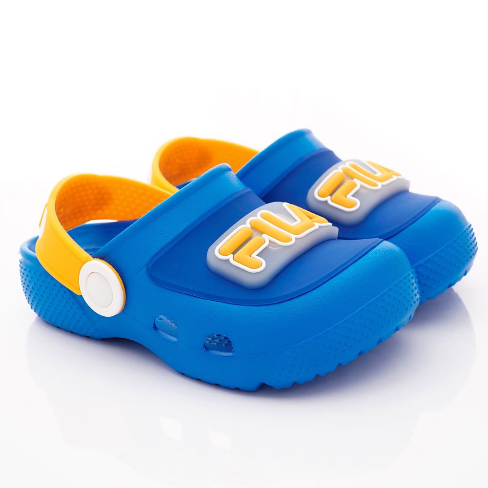 FILA - 春夏新品園丁電燈鞋款(中小童段)-藍澄