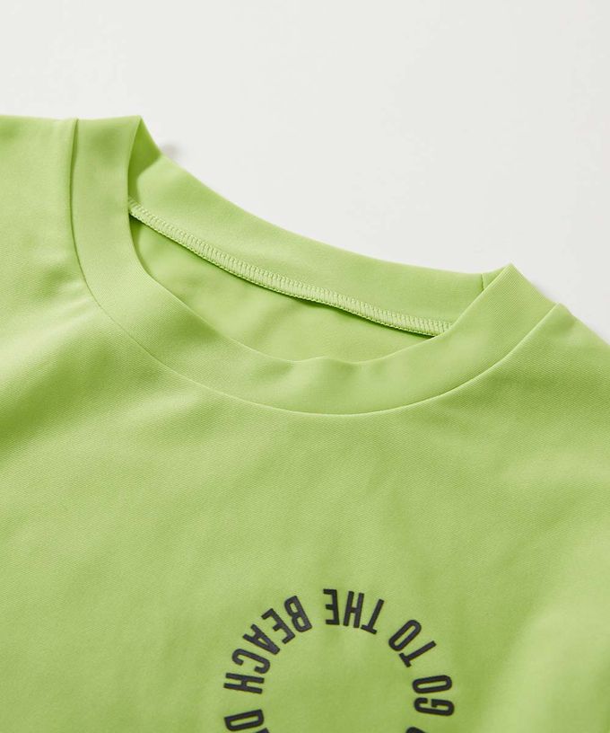 日本 devirock - 90%抗UV 舒適寬鬆玩水衣／泳衣-DELIGHTED-黑