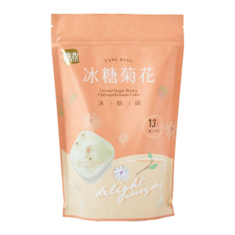 糖鼎黑糖磚 - 冰糖菊花-13入 (大)-30g*13入/包