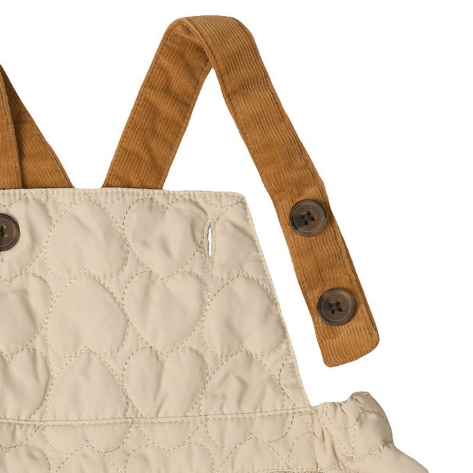 akachan honpo - 背心裙-鋪棉-淺卡其色