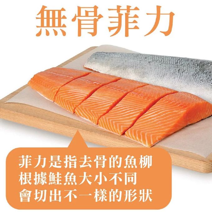 壽滿趣 - 紐西蘭國王鮭魚(無骨菲力) 150g/塊-150g/包