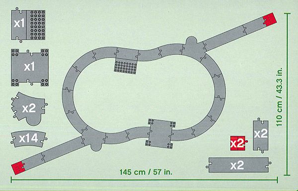樂高 LEGO - 【LEGO樂高】得寶系列 10875 貨運列車