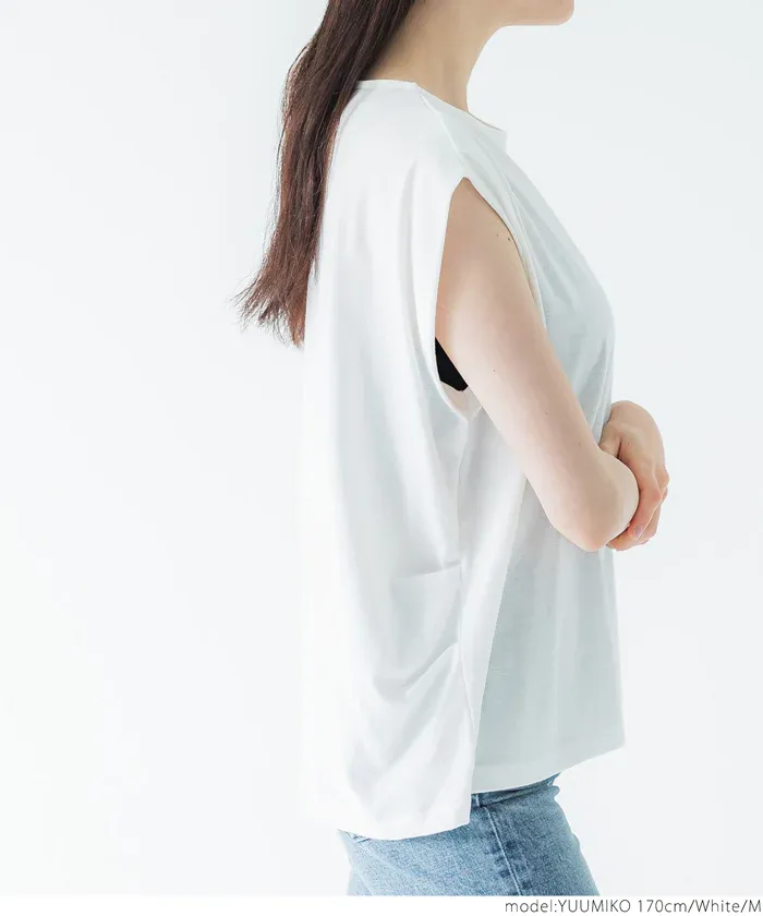 日本 COCA - 超顯瘦百搭法式袖上衣-黑