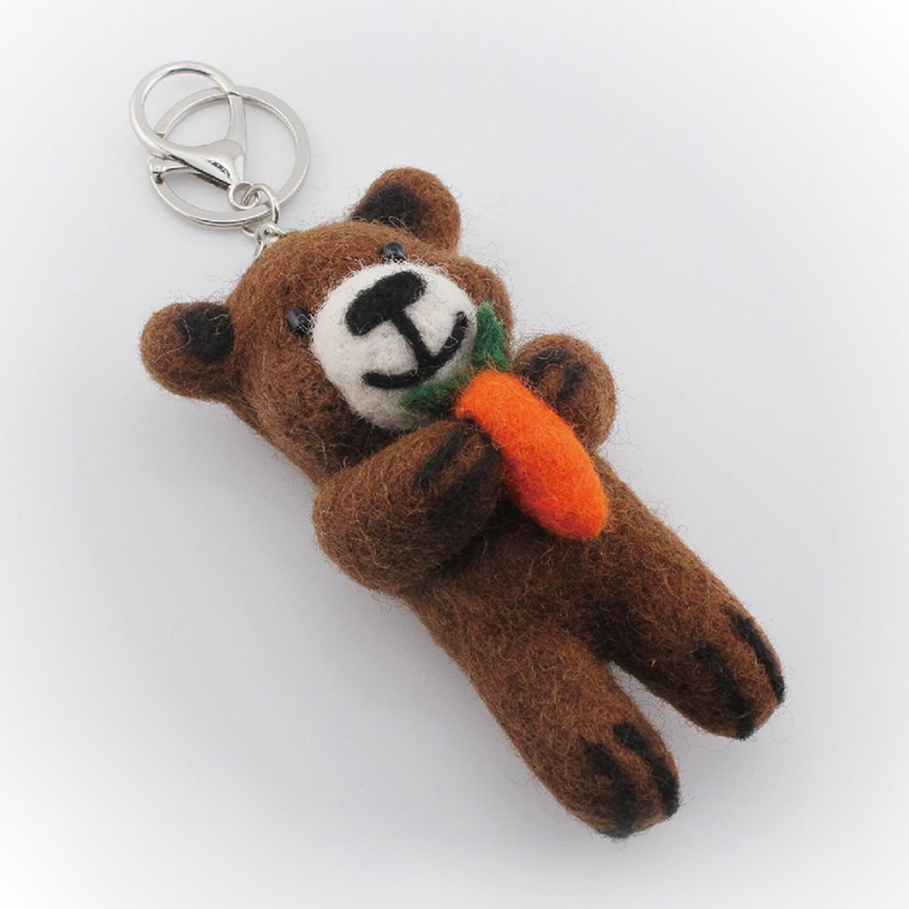 農夫熊(站姿)鑰匙圈