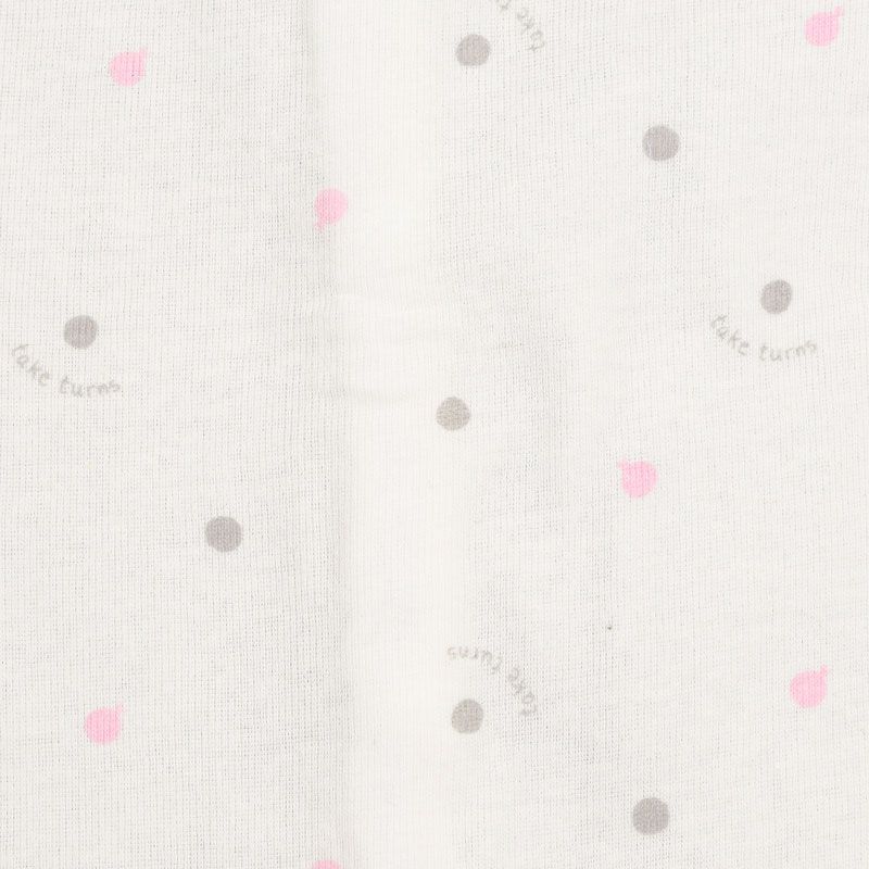 akachan honpo - 無袖速乾前開式包屁衣2件組-粉紅色