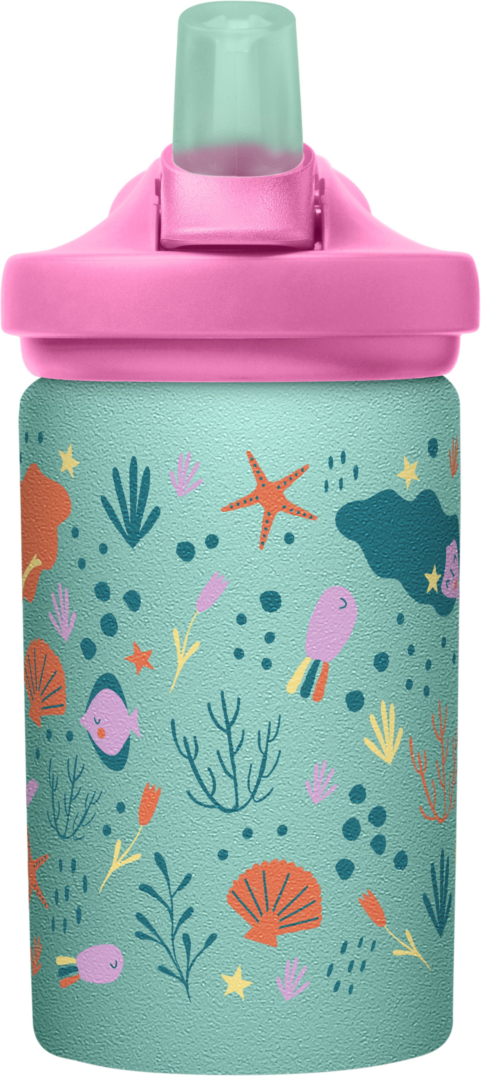 CamelBak - EDDY+ 兒童吸管單層不鏽鋼水瓶-美人魚王國-400ml