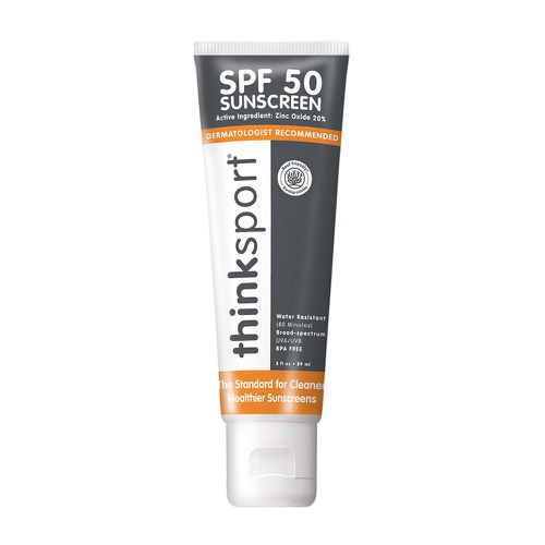 美國 Thinkbaby - thinkbaby 新寶貝SPF50純物理防曬霜 (運動款/thinksport)-黑色(6M以上可用)-89ML