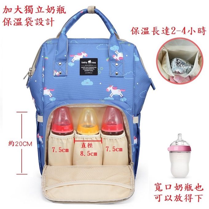 Heine 海恩 - Babytree 輕量多功能收納款媽媽包 後背包 待產包 育兒包 (B1105)-夢的森林