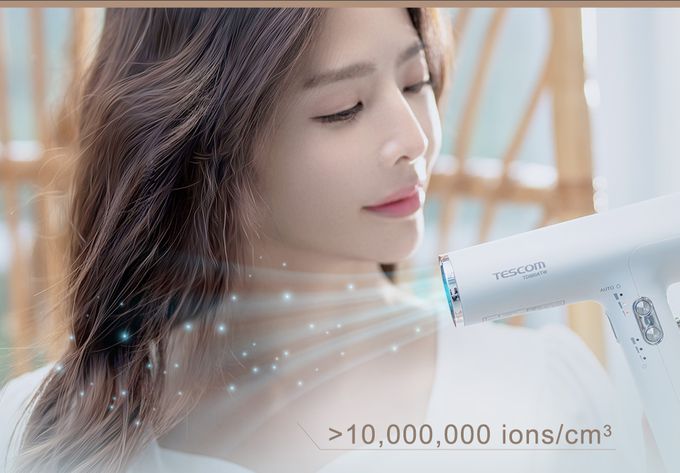 日本 TESCOM - 專業級負離子吹風機 TD880ATW-霧黑色