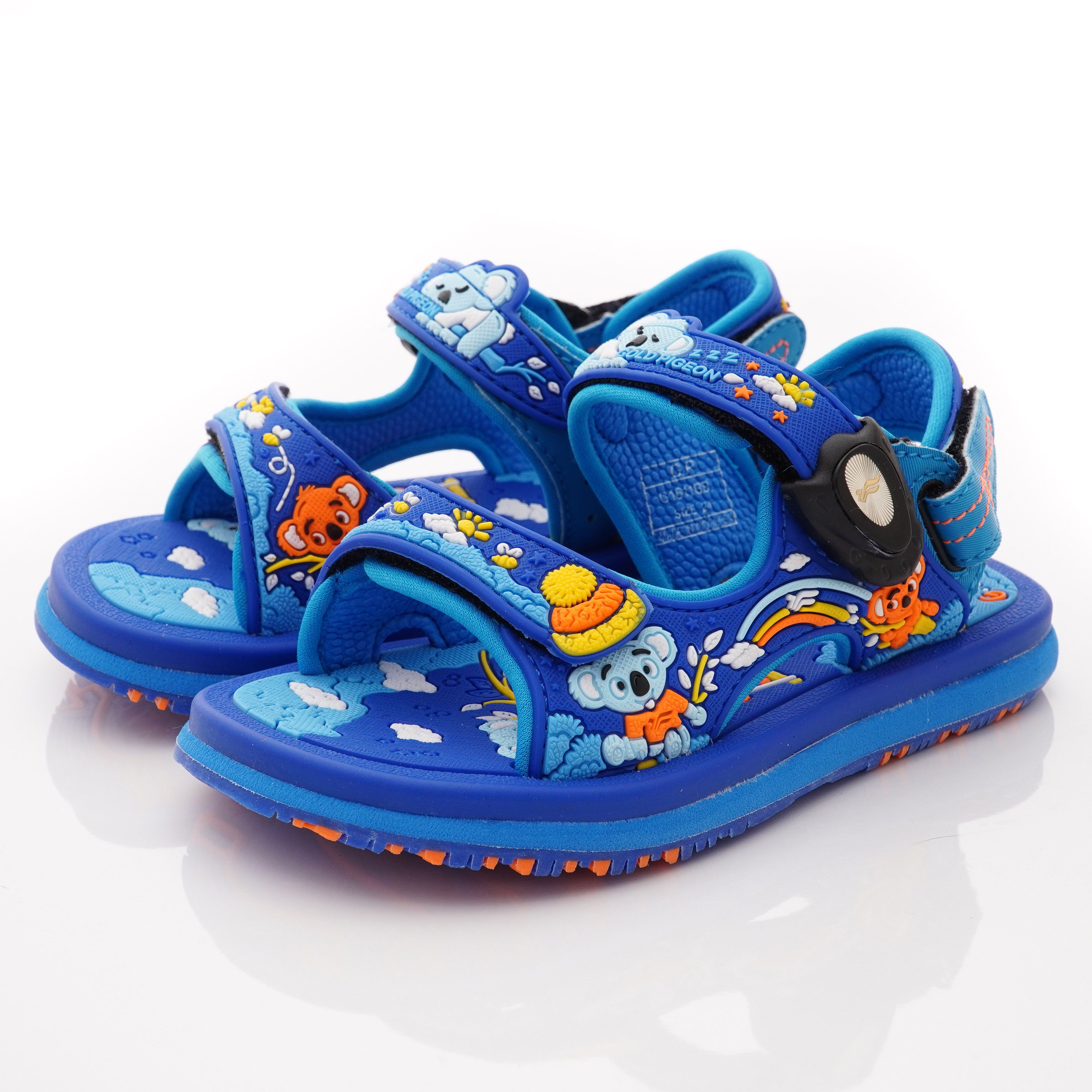 G.P - 造型磁扣兩穿涼拖鞋款(中小童段)-寶藍