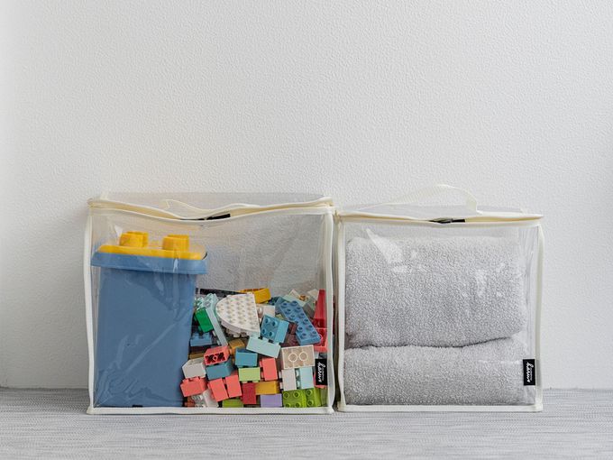 HARUhonpo 小晴天本舖 - 寶可樂收袋-居家儲物袋-櫻花粉(磨砂) (M)