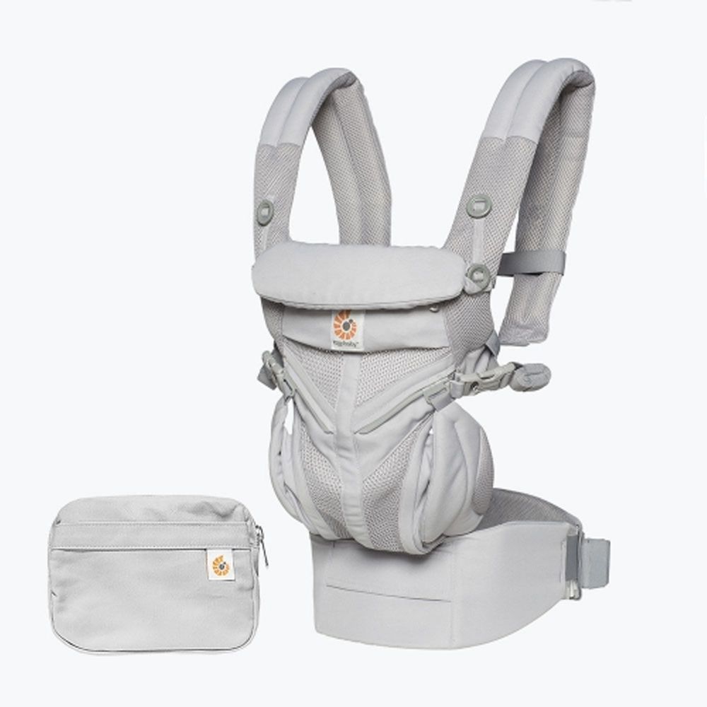 美國ERGObaby - Omni全階段型四式360嬰兒揹巾/揹帶-透氣款-灰色