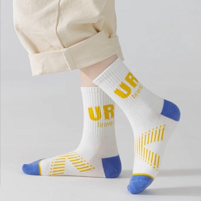 腳ㄚ子 - 幼/兒童棉質中筒襪 童襪 襪子 棉襪 兒童襪-城市少年