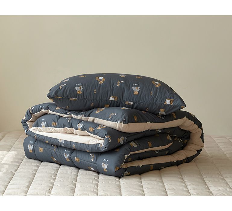 韓國 Maatila - 可水洗M2全方位抗菌防蟎棉被(冬被)-紳士熊熊