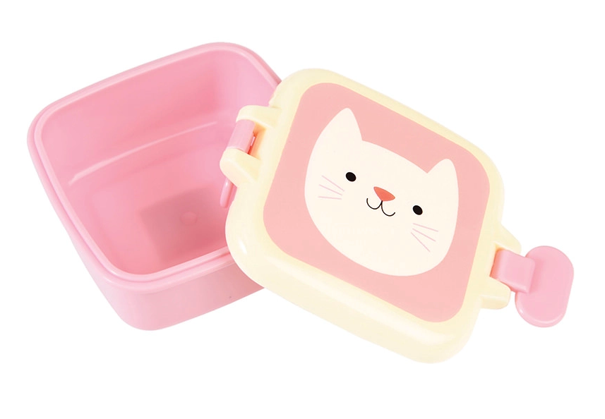 英國 Rex London - 小零食盒/奶嘴收納盒3入組-迷人貓咪