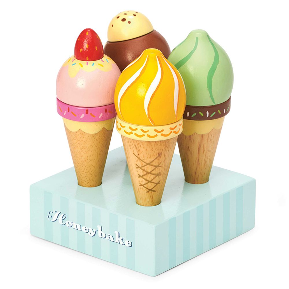 英國 Le Toy Van - 角色扮演 - 甜筒冰淇淋玩具組