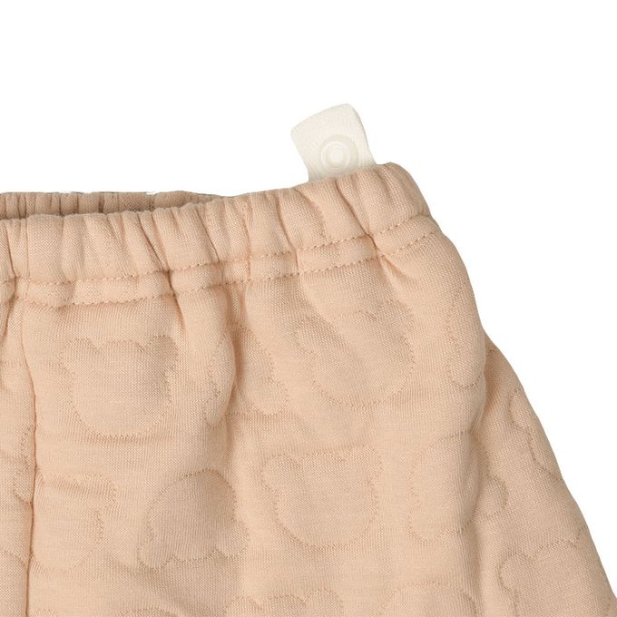 akachan honpo - 長袖鋪棉家居服-側邊按扣 小熊-咖啡色