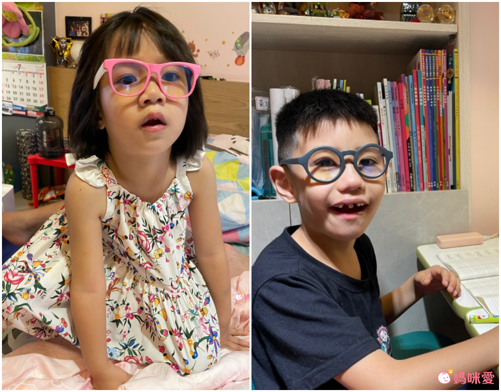 MiniTutu - 藍光眼鏡-圓框綠-綠色