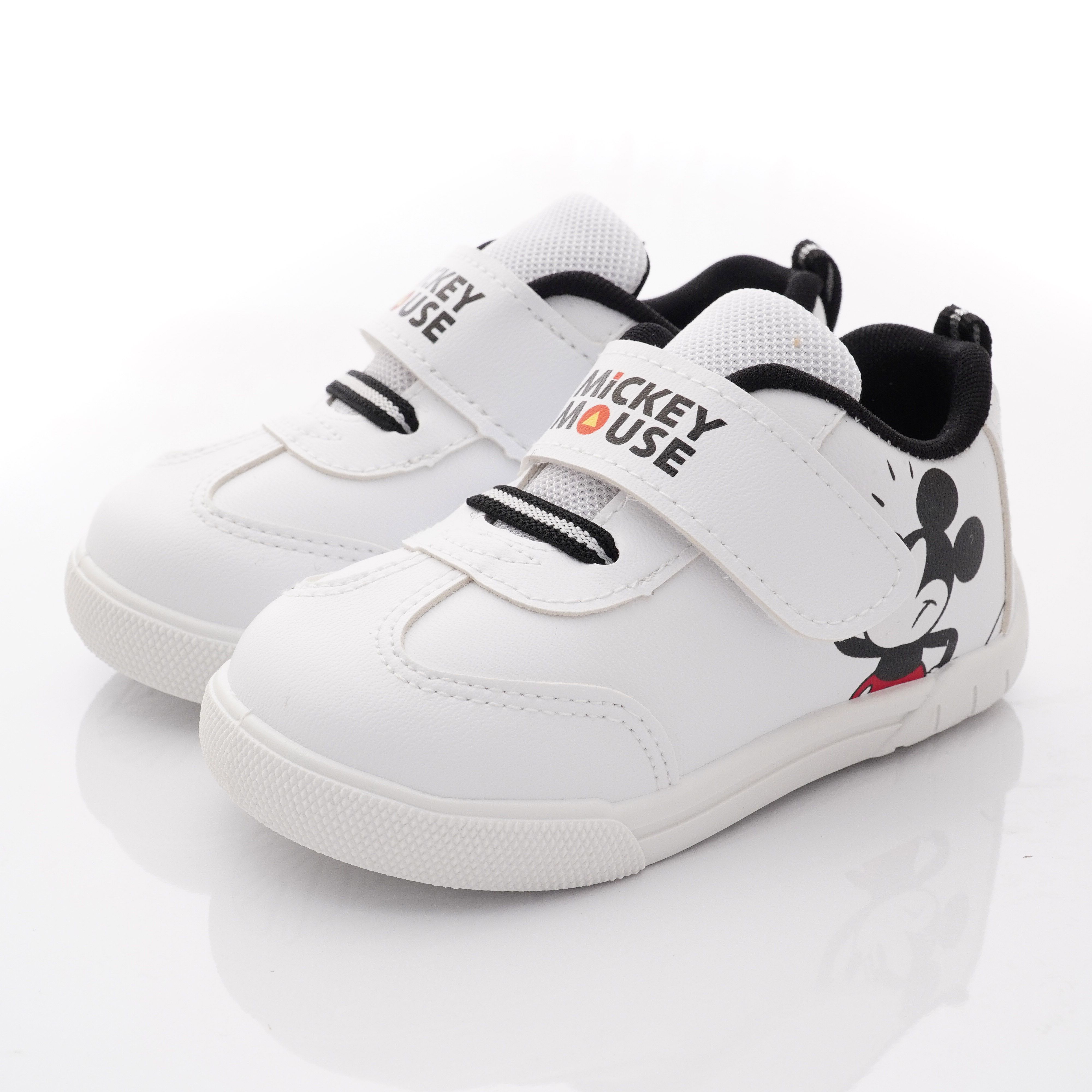 Disney - 卡通童鞋-米奇不對稱休閒鞋款(中小童段)-白
