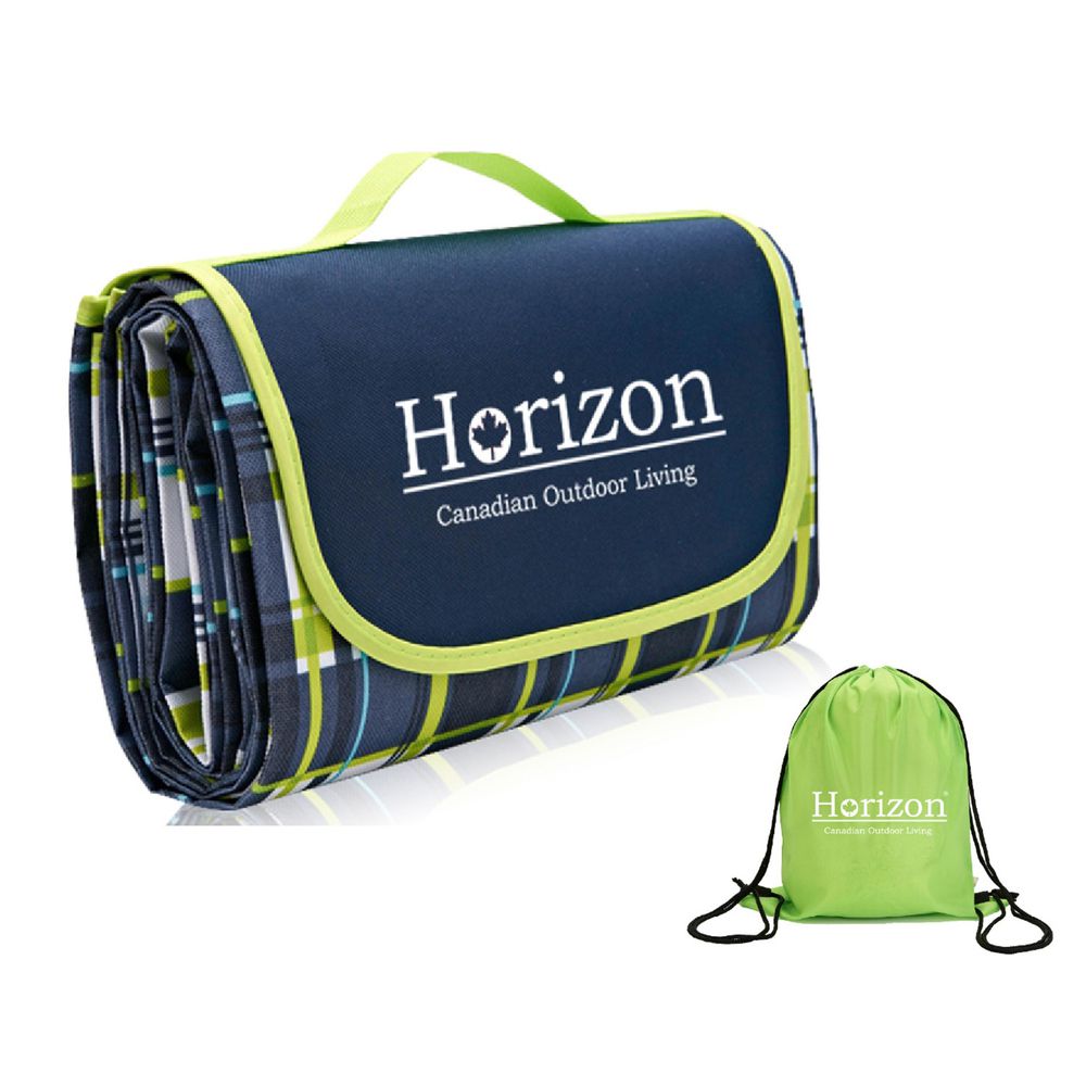 加拿大天際線 Horizon - 加大防潮沙灘野餐墊 - 附肩背收納袋-牛津格 (195x200cm)