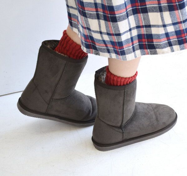 日本Zootie莫卡辛毛毛鞋/短靴/雪靴