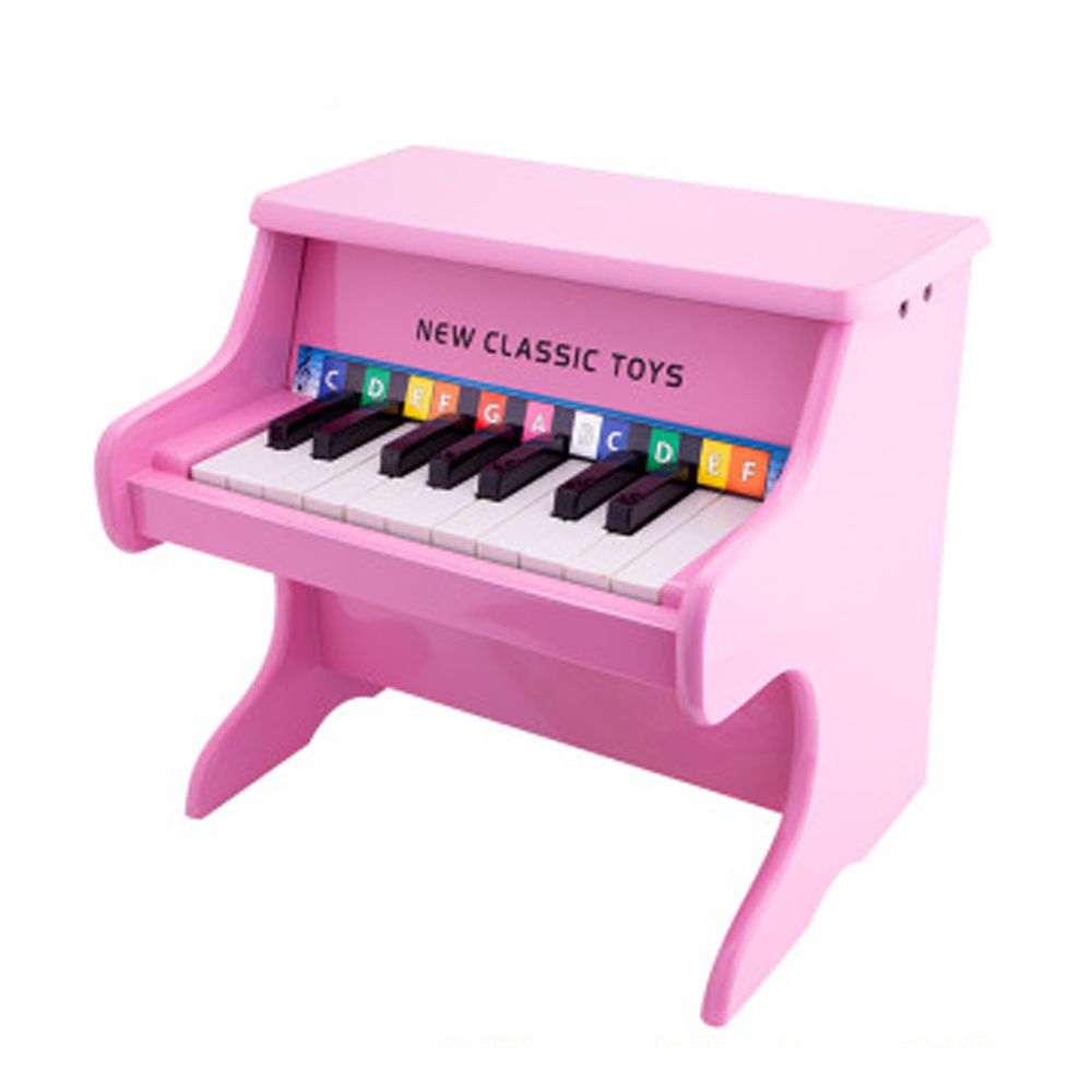 荷蘭 New Classic Toys - 幼兒18鍵鋼琴玩具-甜心粉