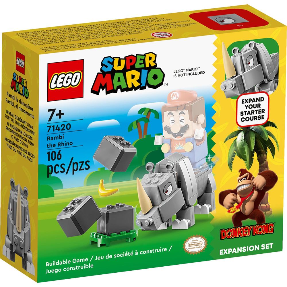 樂高 LEGO - LEGO樂高 LT71420 Super Mario 超級瑪利歐系列 - 犀牛蘭比