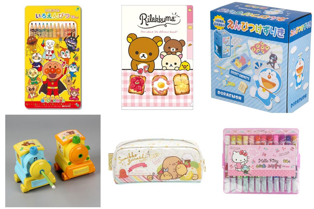 日本卡通文具大集合！角落生物 / 拉拉熊 / 麵包超人★兒童文具一次買齊