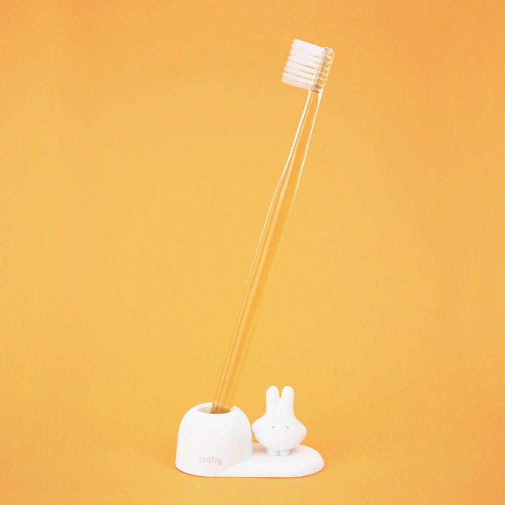 日本 Hashy - 造型牙刷支架-米飛-白