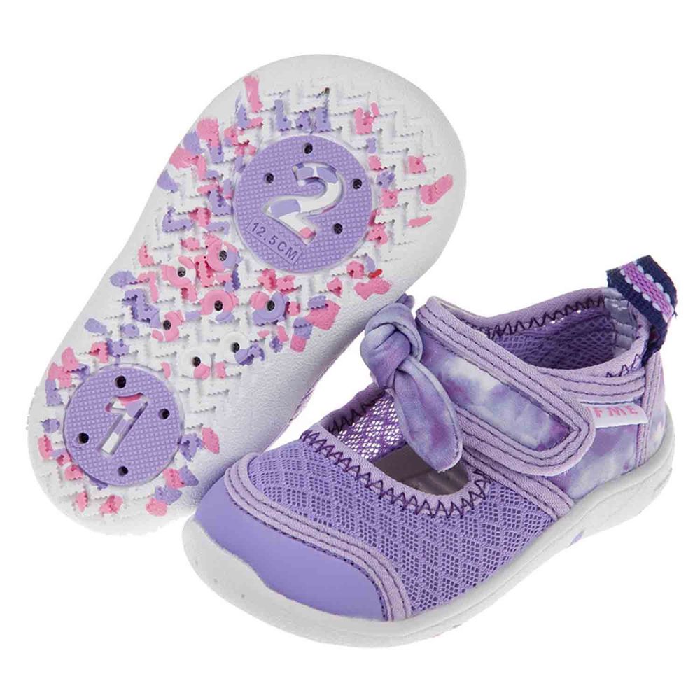 日本IFME - 新彩紫色寶寶公主機能水涼鞋