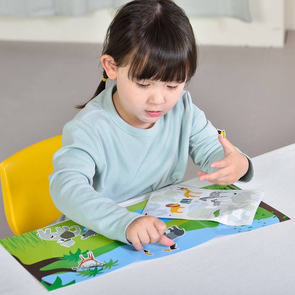 西班牙 APLI - 旅遊貼紙-非洲動物