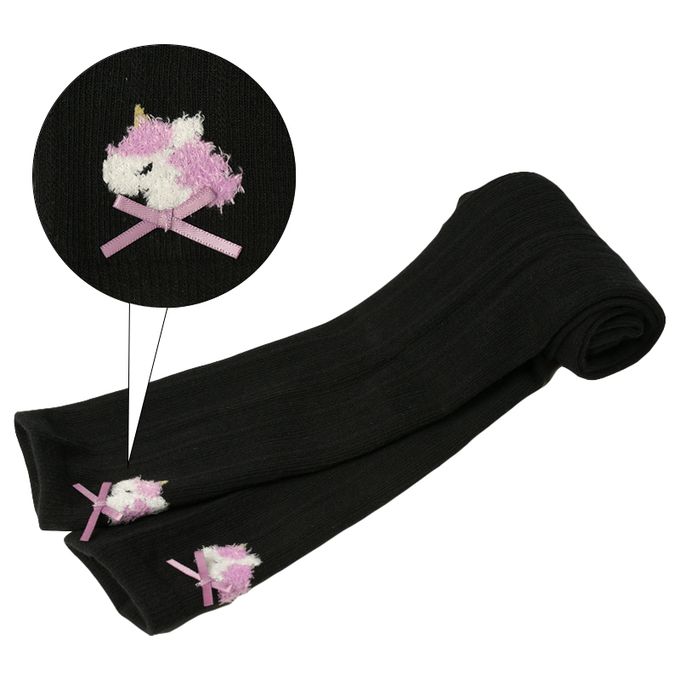 akachan honpo - 緊身褲-獨角獸-黑色