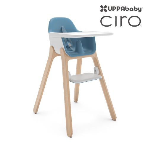 美國UPPAbaby - Ciro高腳餐椅-莫蘭迪藍