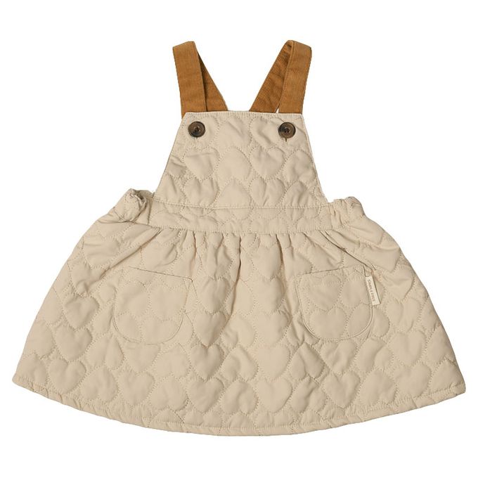 akachan honpo - 背心裙-鋪棉-淺卡其色