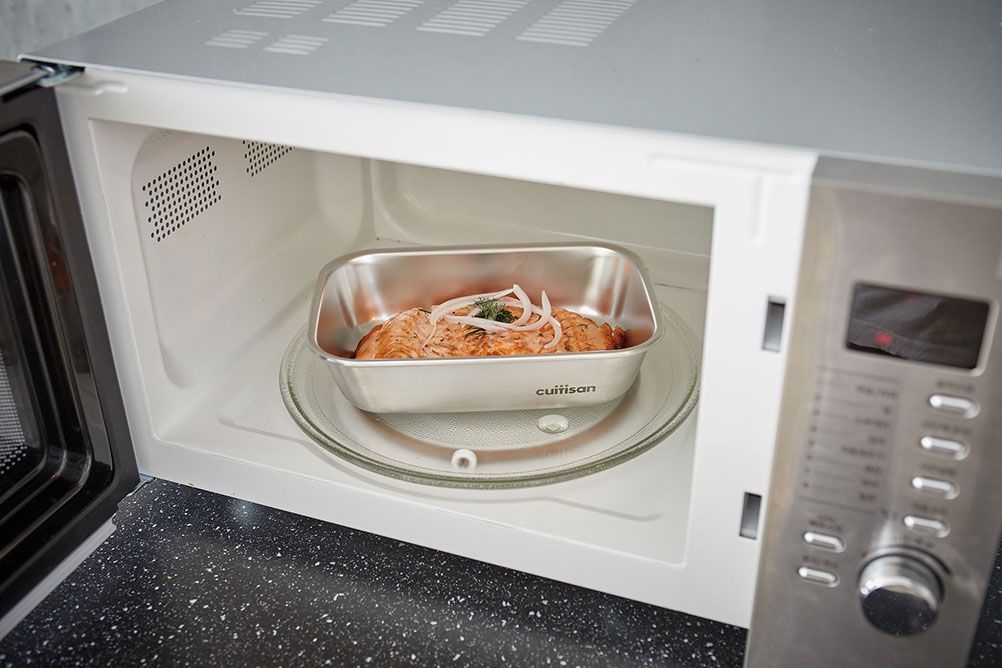 分隔不混味！韓國 Cuitisan 酷藝師保鮮盒 可微波的不銹鋼！