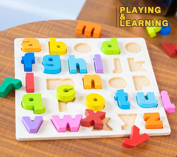 荷蘭 New Classic Toys - 幼兒英文字母配對拼圖(小寫字母)